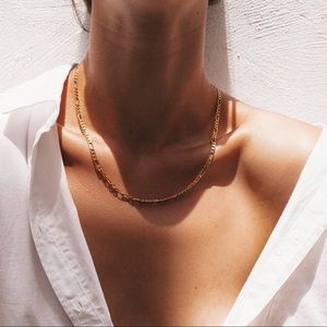 Gold Figaro Chain necklace